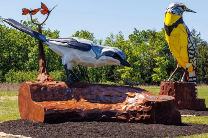 New Art Installation In Big Bull Creek Park
