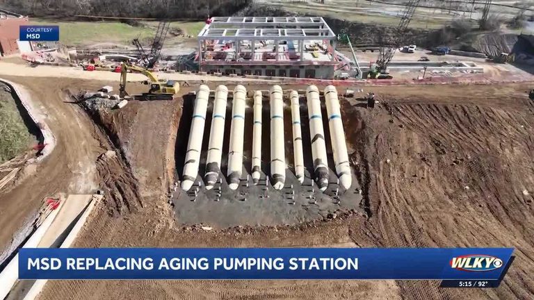 New Flood Pump Station Nears Completion