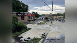Newport Road Closed Due To Water Main Break