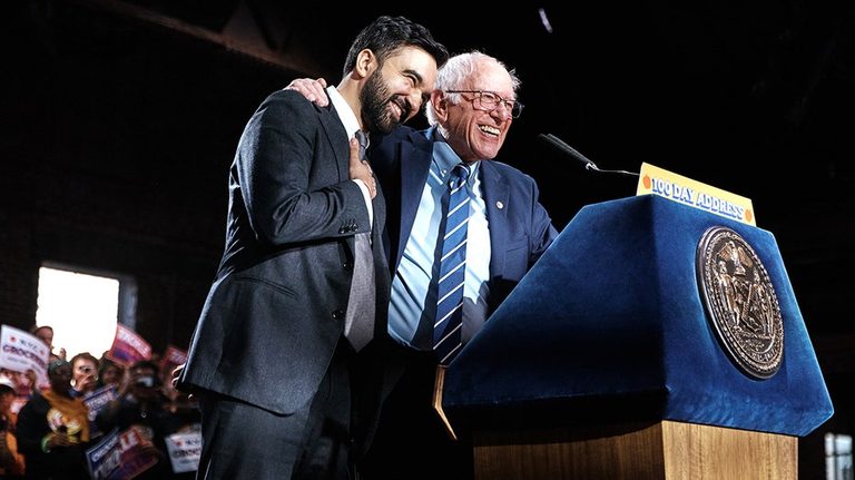 Nyc Mayor Mamdani Teams Up With Sen Sanders