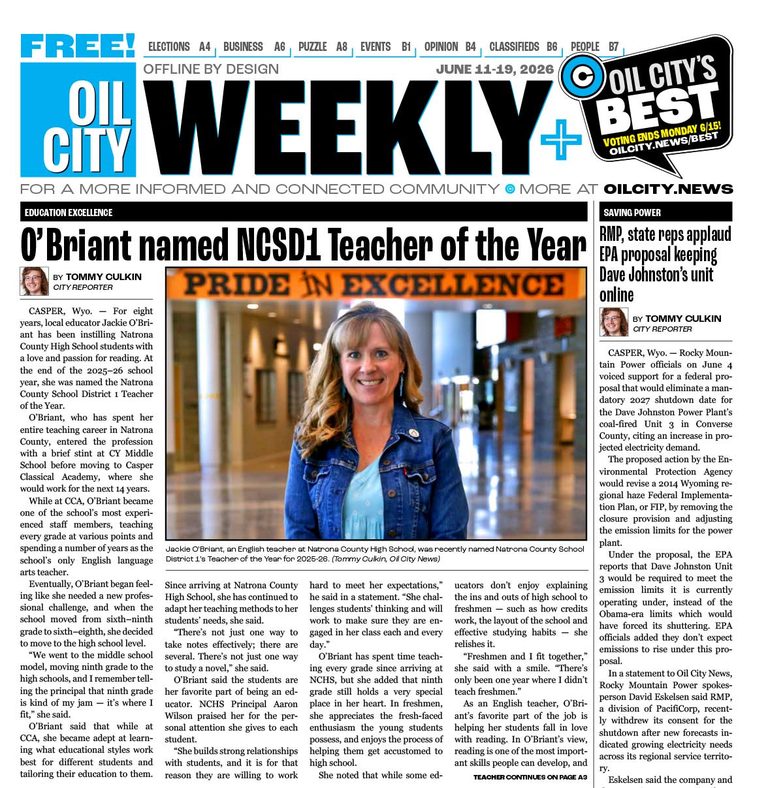 Oil City Weekly E Edition Available