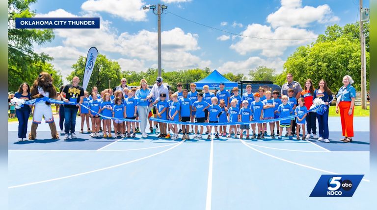 Okc Thunder Opens Community Court In Stillwater
