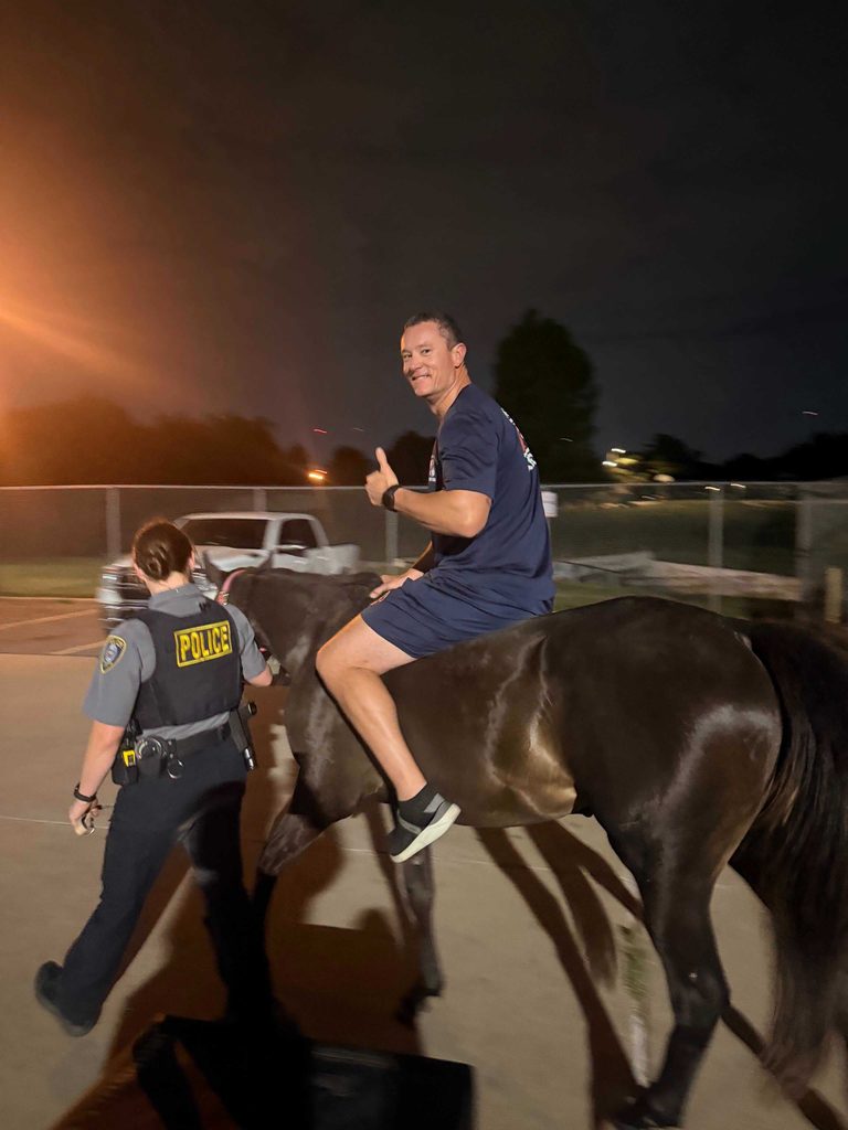 Oklahoma City Police Help Capture Loose Horse