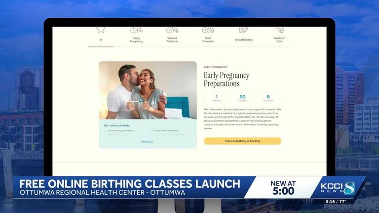 Ottumwa Regional Health Center Offers Free Online Birthing Classes