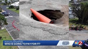 Palm Bay Estates Roadway Collapse