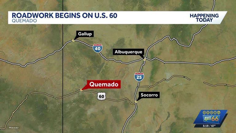 Pavement Improvement Underway On U S Highway 60 In Quemado