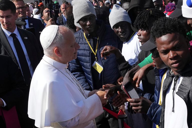Pope Condemns Human Traffickers