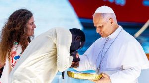 Pope Leo Visits Migrant Entry Point