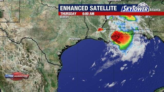 Post Tropical Cyclone Arthur Weakens