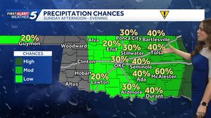 Rain Expected To Clear Out Of Oklahoma By Sunday Evening