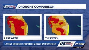 Rainfall Improves Drought In Palm Beach County