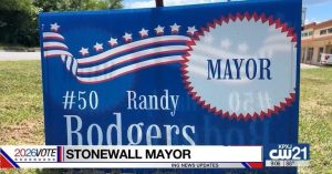 Randy Rodgers Wins Stonewall Mayor S Runoff