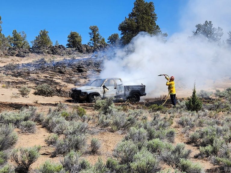 Redmond Brush Fire Contained