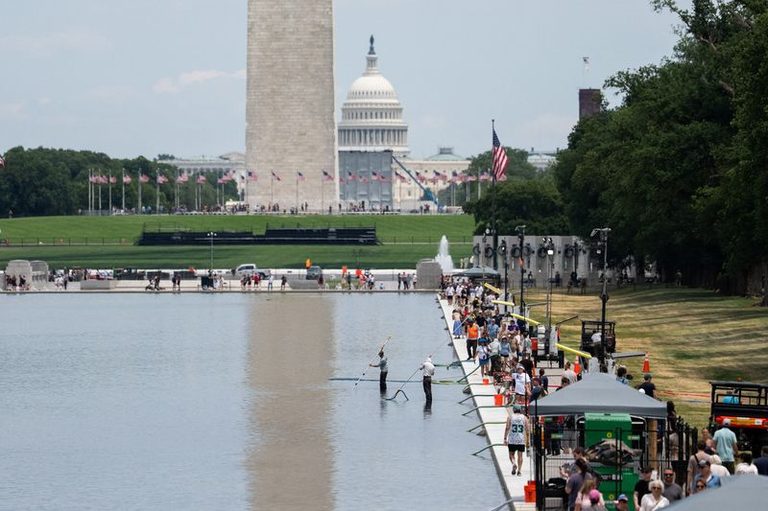Reflecting Pool To Be Drained Again