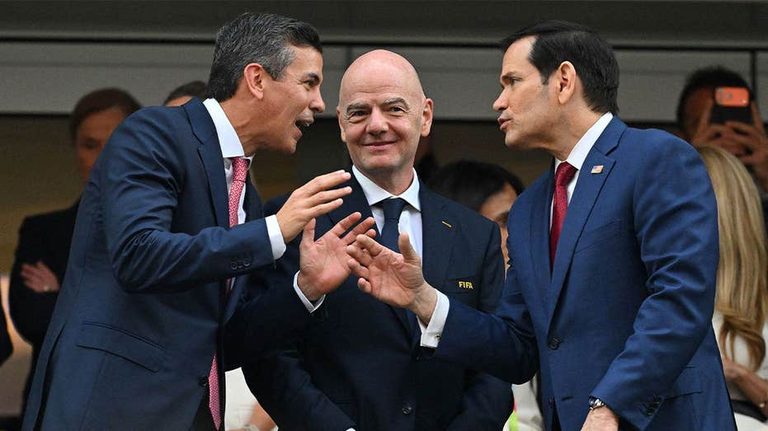 Rubio Newsom Attend World Cup Opener