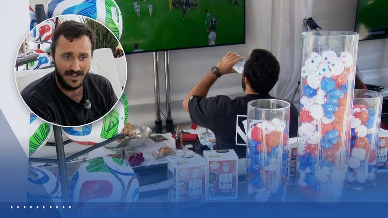 Sacramento Man Watches World Cup