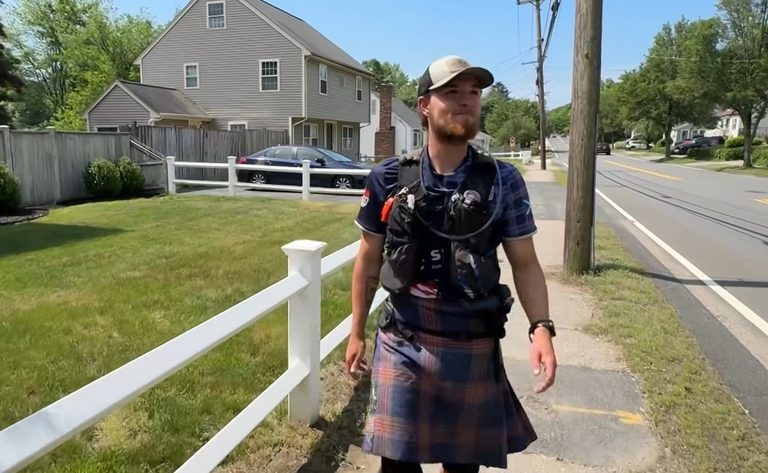 Scotland Fan Completes Cross Country Walk For Mental Health