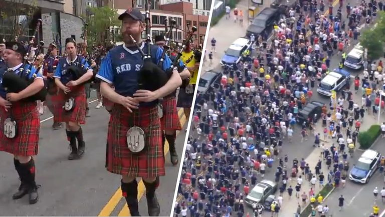 Scotland Fans Celebrate