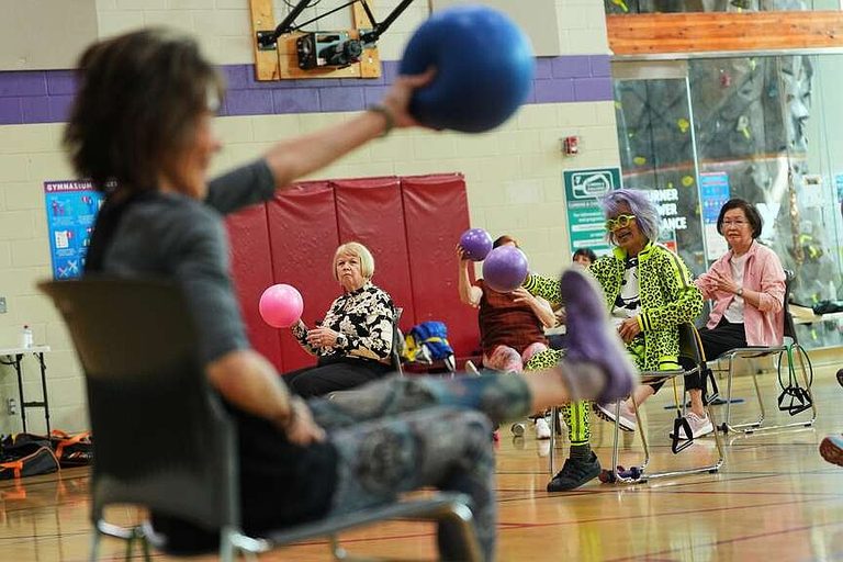 Senior Exercise Instructors Inspire Peers