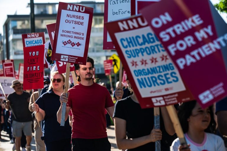 St Mary Of Nazareth Nurses Strike Over Hospital Conditions