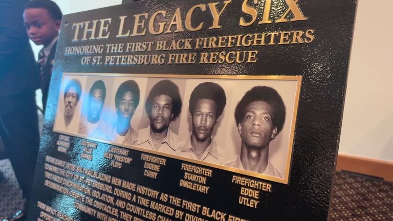 St Pete Honors Legacy Six Firefighters