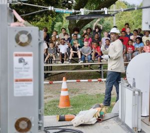 Summer Campers Learn About Electricity Dangers
