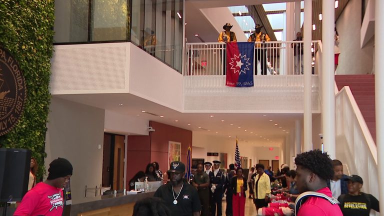 Tampa Honors Juneteenth Flag Creator