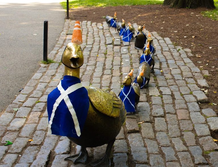 Tartan Army Wins Hearts In Boston