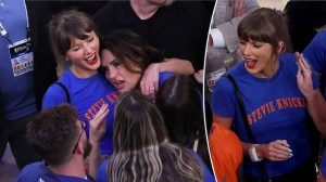 Taylor Swift Cheers On Knicks