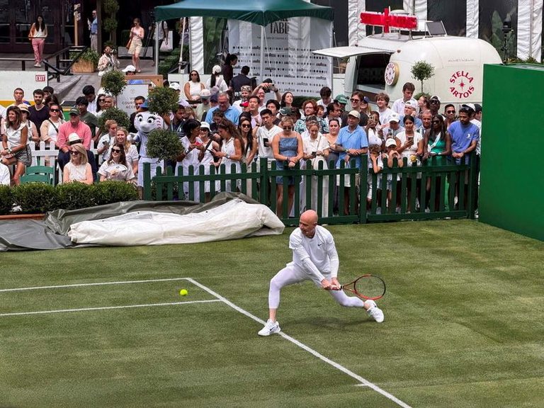 Tennis Legends Play In Nyc