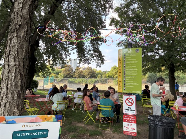 The Stitch Unveils Light Sculpture