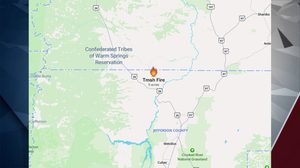 Tmsh Fire Erupts Near Highway 126 In Jefferson County Oregon