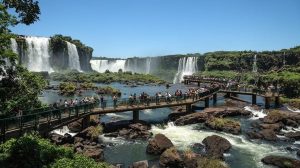 Tourist Risks Life At Iguazu Falls