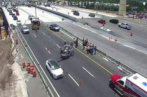 Traffic Disruption On I 4 Eastbound In Doctor Phillips Due To Flipped Vehicle