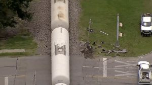 Train Semi Truck Collide In Denton