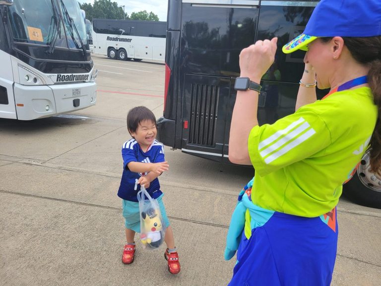 Transit Workers Volunteers Help Move Soccer Fans