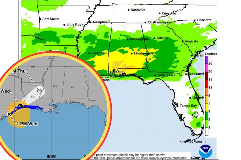 Tropical Storm Arthur Heads Toward Alabama