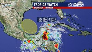 Tropical Wave Enters Bay Of Campeche