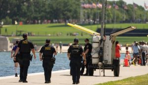 Trump Blames Vandalism For Reflecting Pool Issues