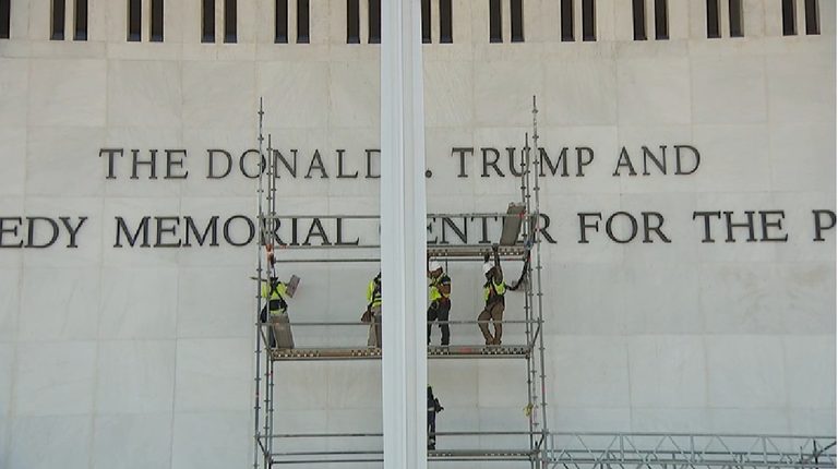 Trump S Name Removed From Kennedy Center