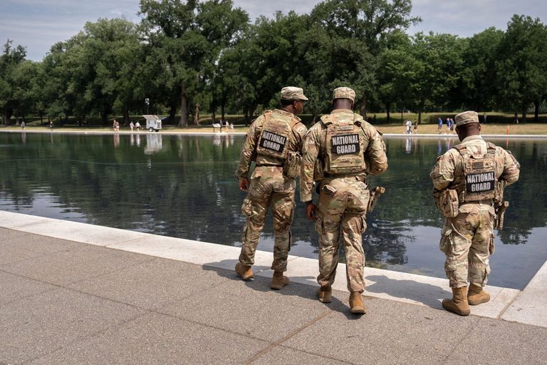 Trump Threatens Penalties For Reflecting Pool Vandalism