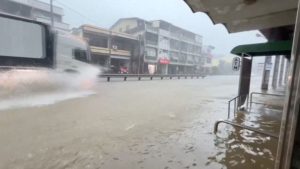 Typhoon Mekkhala Brings Torrential Rain To Taiwan
