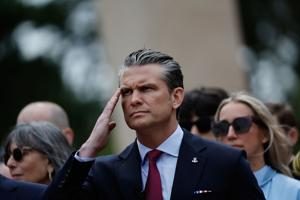 U S Defense Secretary Hegseth Warns Of Ideological Invasion In D Day Speech