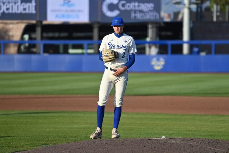 Ucsb S Jackson Flora Named Pitcher Of The Year