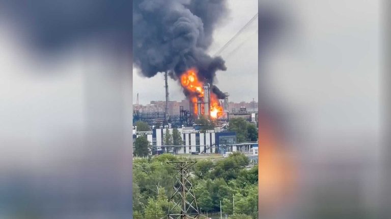 Ukraine Attacks Moscow Oil Refinery