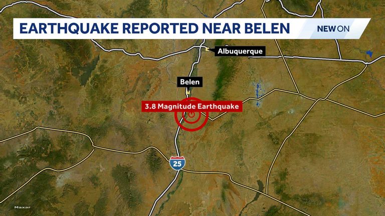 Valencia County Hit By 3 8 Magnitude Earthquake