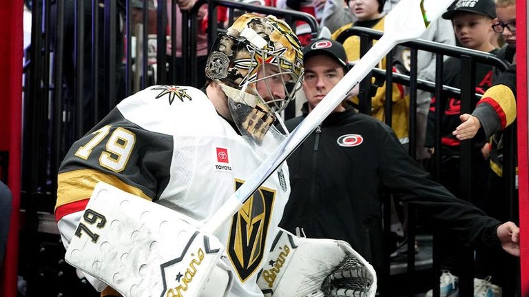 Vegas Goalie Carter Hart