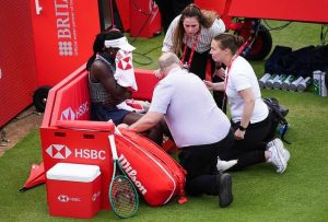 Victoria Mboko Injured