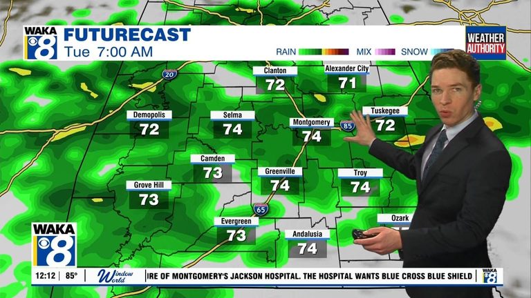 Wet Weather Pattern Hits Alabama