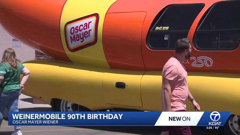 Wienermobile Visits Albuquerque